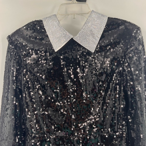 Akira MARK MY WORDS COLLARED MINI DRESS new with packaging large - Picture 11 of 13